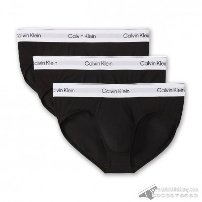 Quần lót nam CK NB4388 Modern Cotton Stretch Hip Brief 3-pack Black
